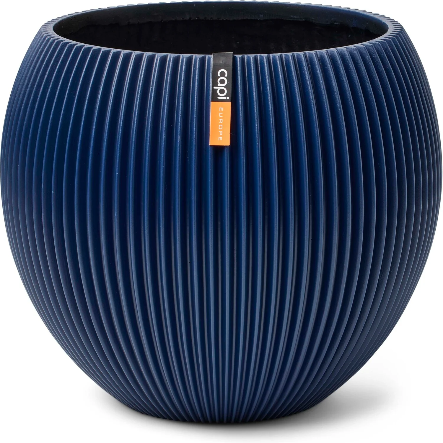 Capi Europe bloempot Groove bol blauw D 21,5 H 18 cm