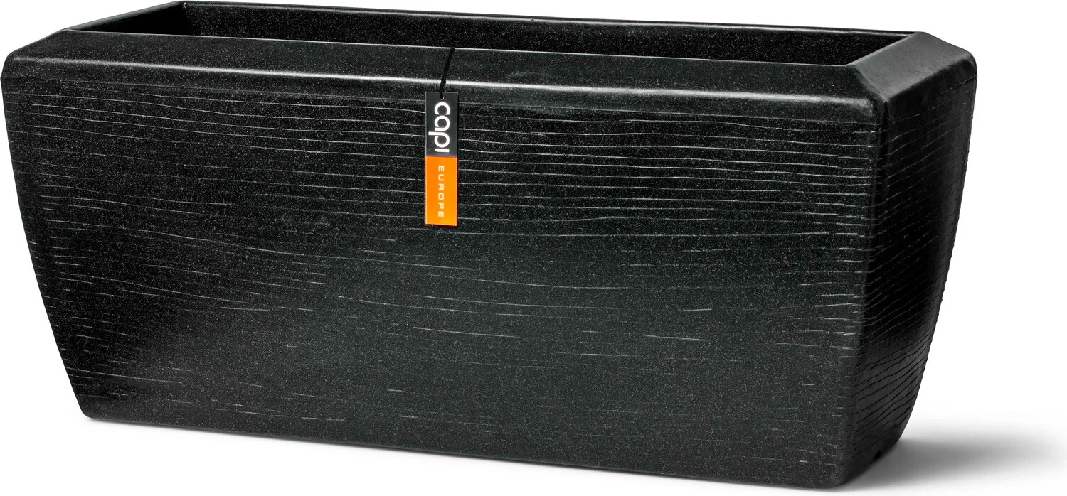 Capi Europe plantenbak Granite zwart 90 x 35 x 40 cm