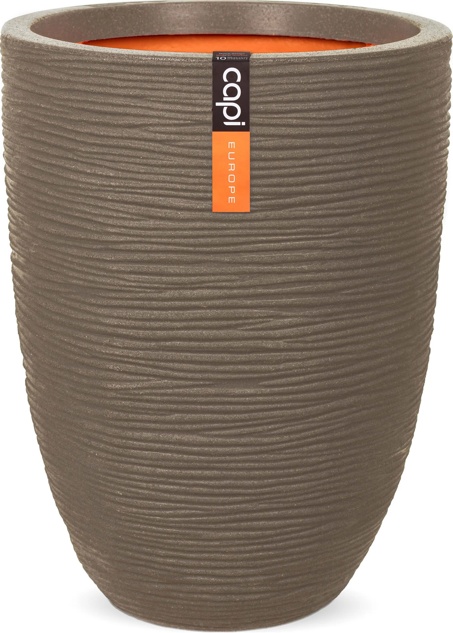 Capi Europe bloempot Nature Rib taupe D 46 H 58 cm