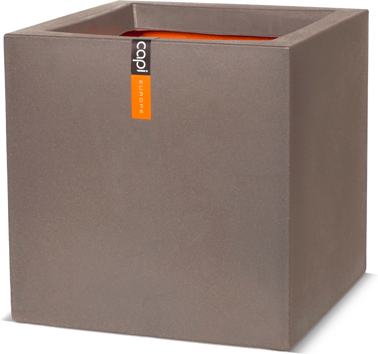 Capi Europe bloempot Smooth taupe 40 x 40 x 40 cm