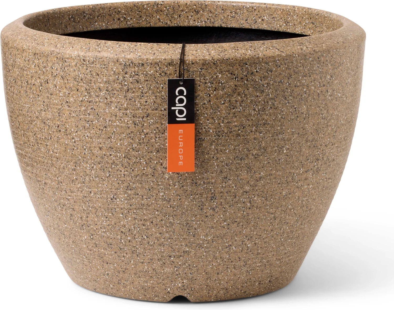 Capi Europe bloempot Granite taupe D 34 H 25 cm