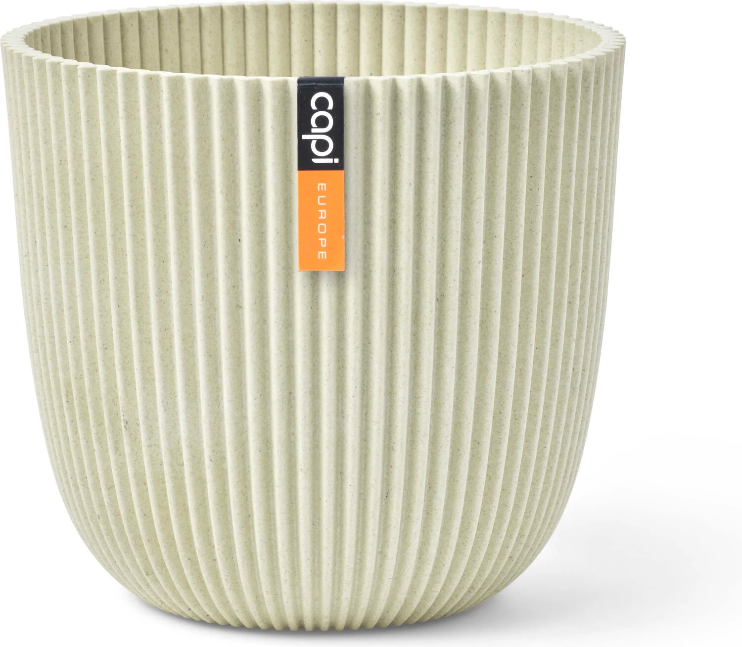 Capi Europe bloempot Groove beige D 25 H 23 cm