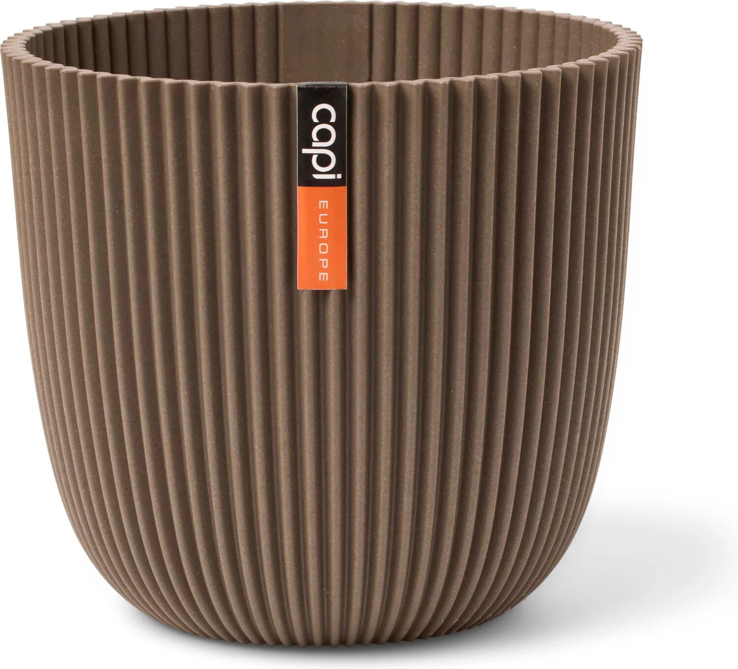 Capi Europe bloempot Groove taupe D 13 H 12 cm