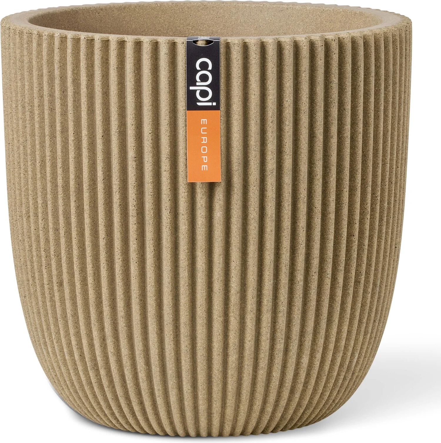 Capi Europe bloempot Groove beige D 35 H 34 cm