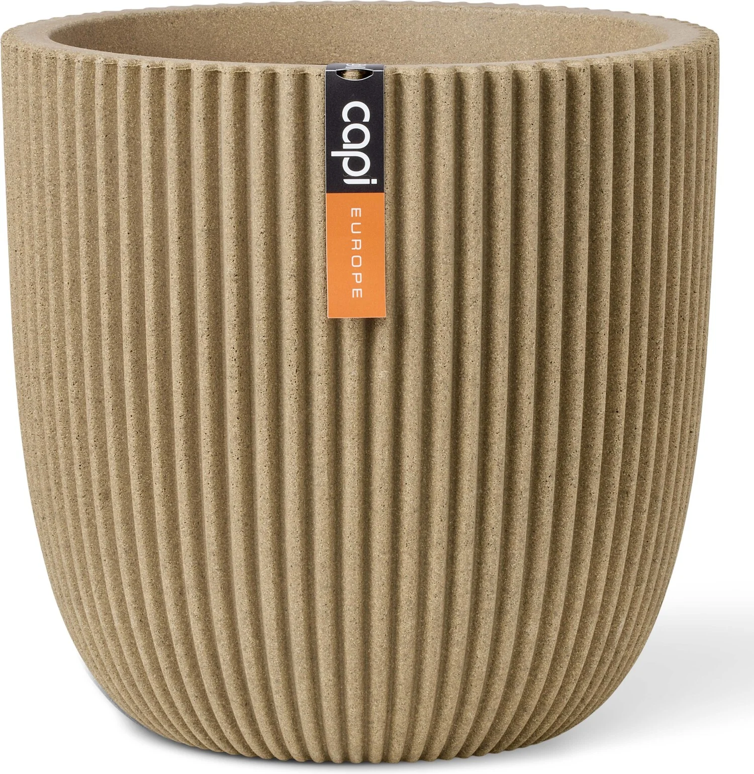 Capi Europe bloempot Groove beige D 43 H 41 cm