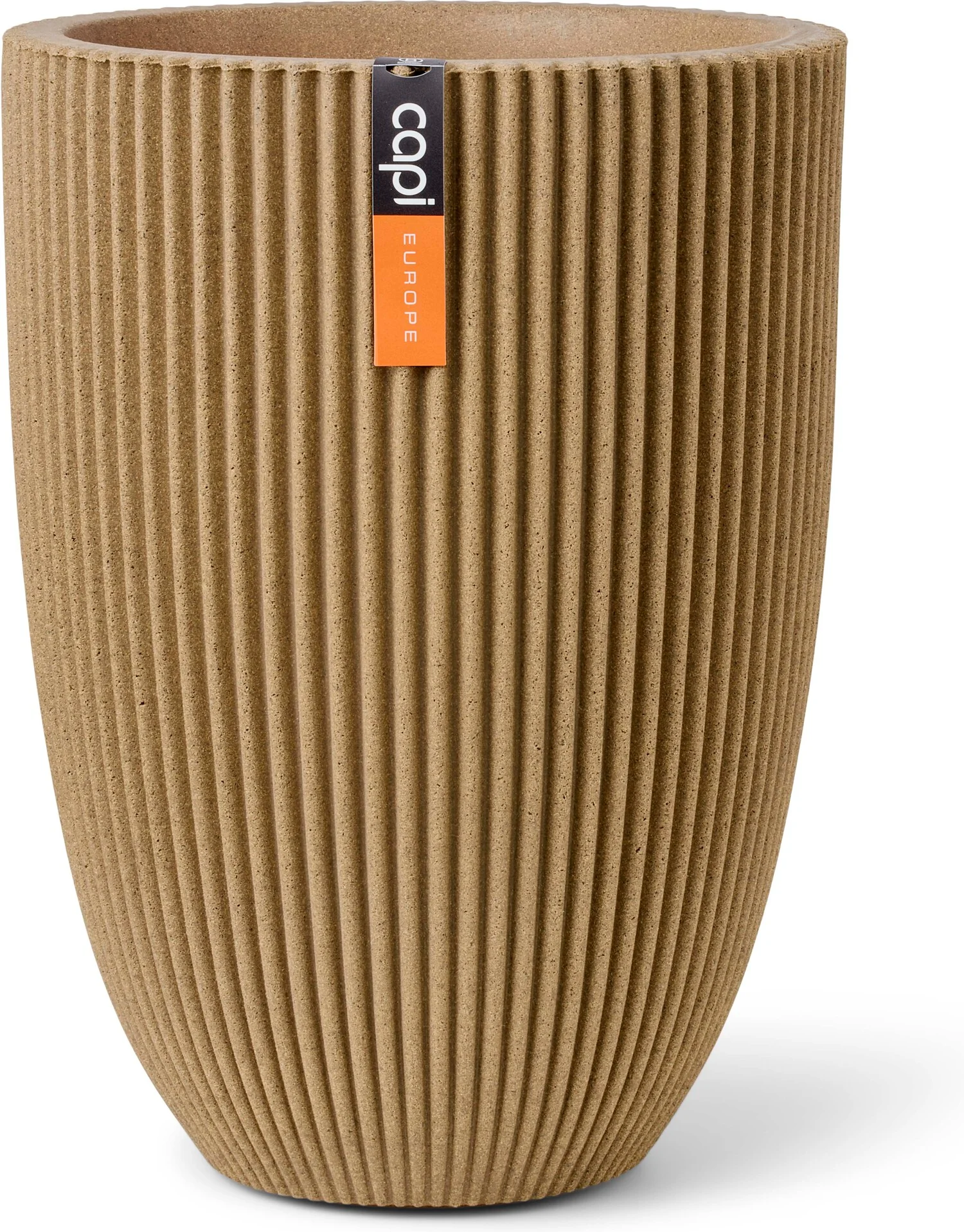 Capi Europe vaas Groove beige D 34 H 46 cm