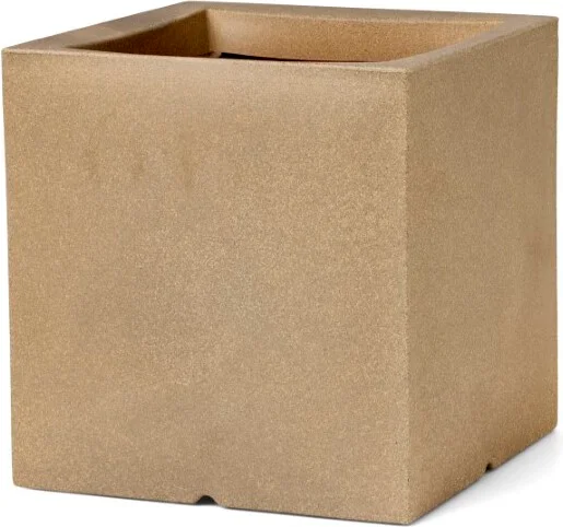 Capi Europe bloempot Smooth beige 40 x 40 x 40 cm
