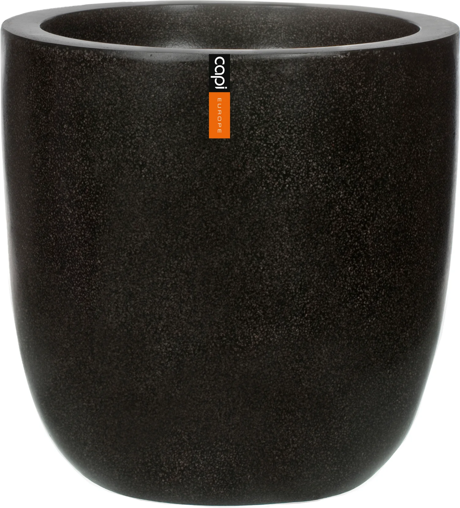 Capi Europe bloempot Lux Terrazzo zwart D 28 H 26 cm