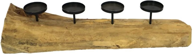 Dijk Natural Collections waxinelichthouder Camilla naturel 70 x 2 x 16 cm