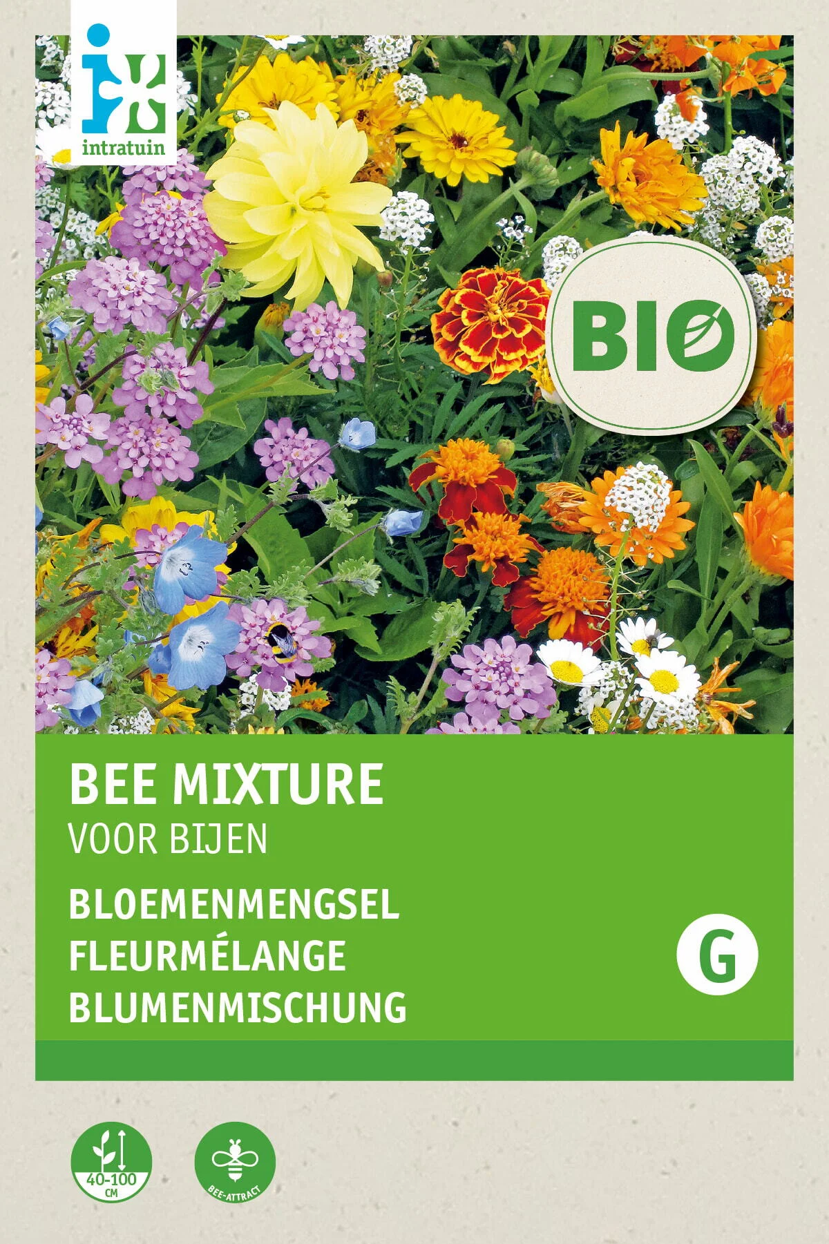 Biologische Intratuin bloemenzaad bijen bloemenmengel