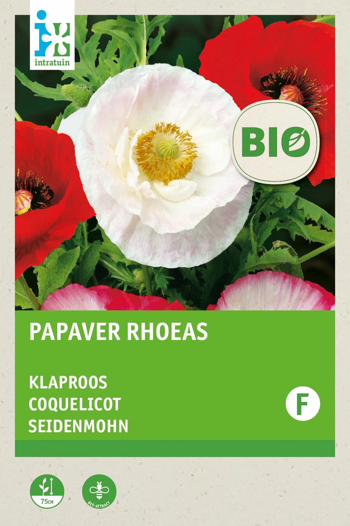 Biologische Intratuin bloemenzaad Klaproos (Papaver)