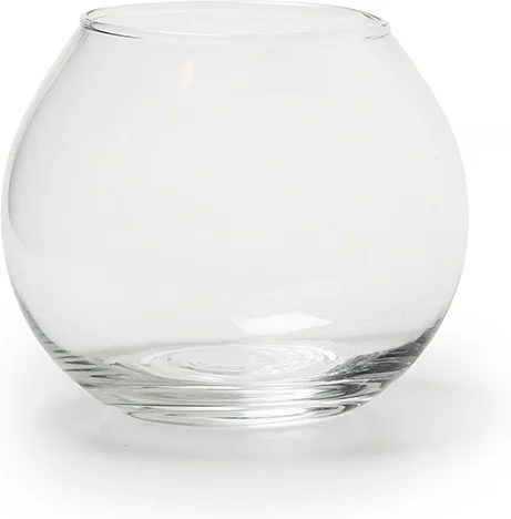 Bolvaas Doc D 11,5 H 9,5 cm transparant