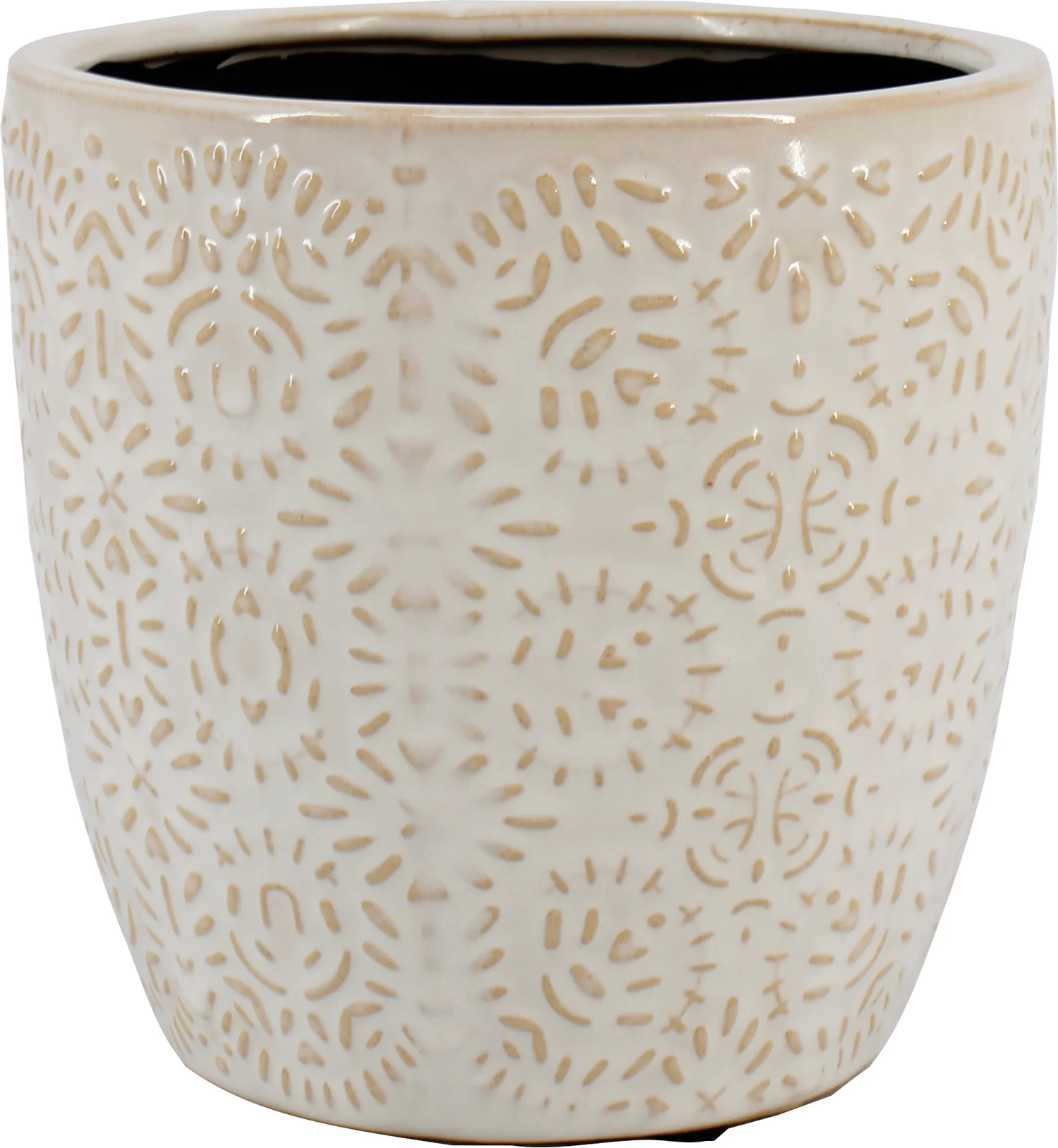 Bela Arte bloempot Napels wit D 13,2 H 12,5 cm
