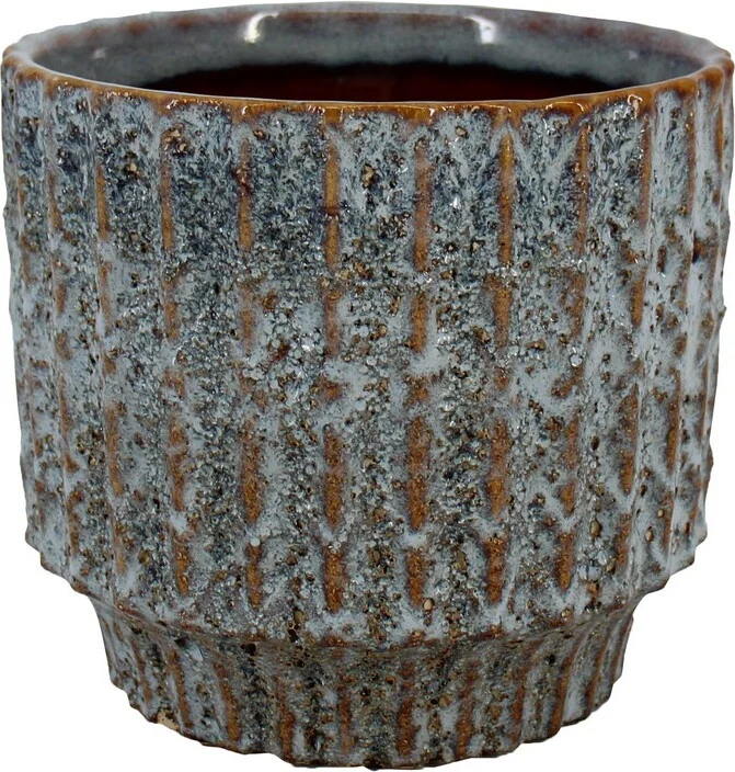 Bela Arte bloempot Echo blauw D 10,8 H 9 cm