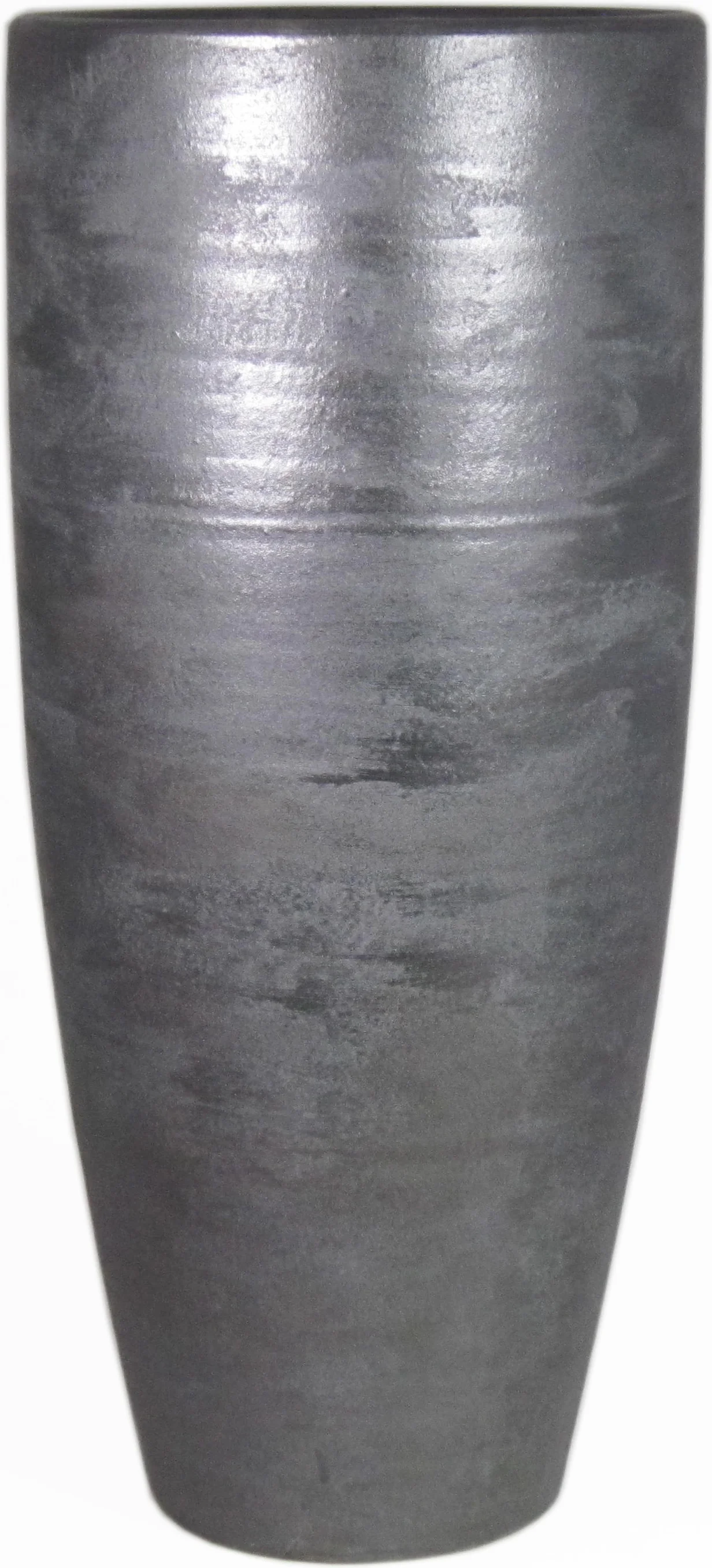 Bela Arte bloempot Moura zwart D 32 H 70 cm