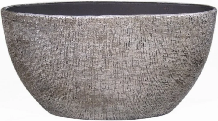 Bela Arte bloempot Mira taupe 49 x 20 x 25 cm