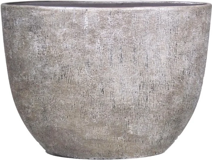 Bela Arte bloempot Mira taupe 50 x 20 x 36 cm