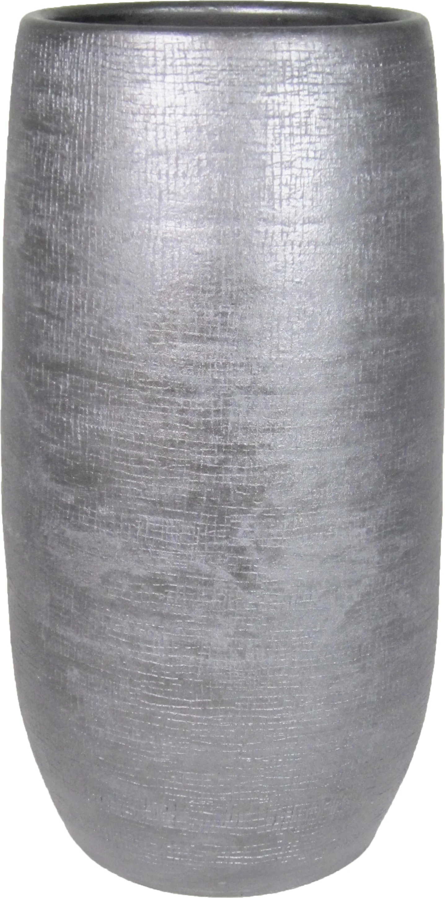 Bela Arte bloempot Mira zwart D 26 H 50 cm