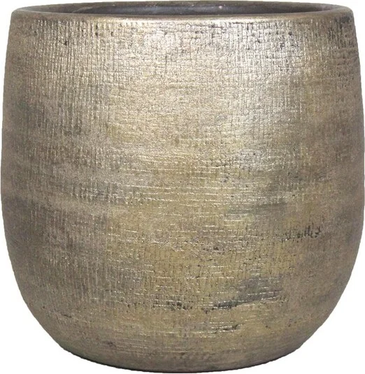Bela Arte bloempot Mira goud D 24 H 22 cm