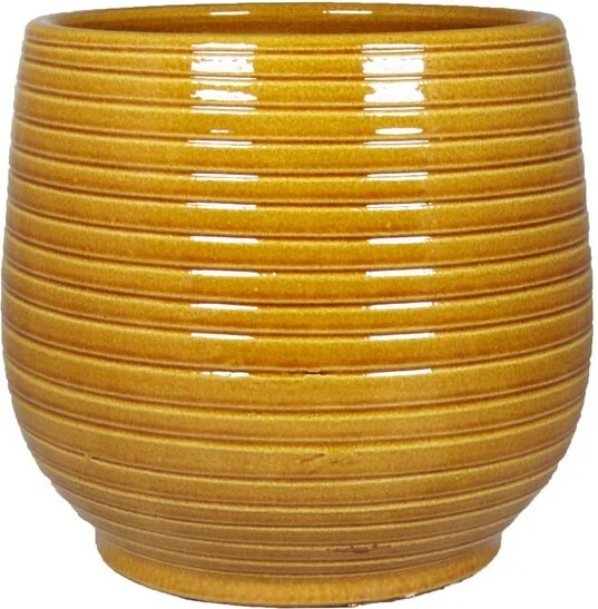 Bela Arte bloempot Ilse oker D 19 H 17 cm