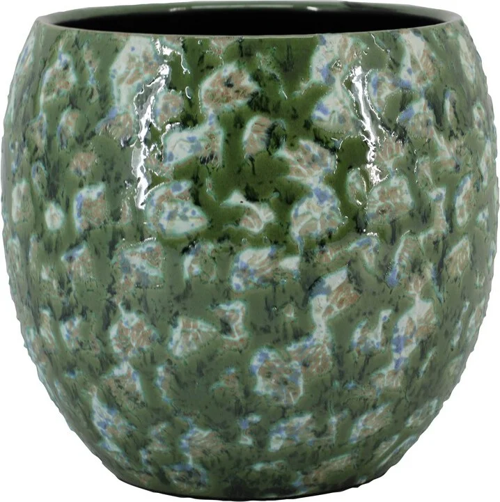 Bela Arte bloempot Acros groen D 15,5 H 13 cm