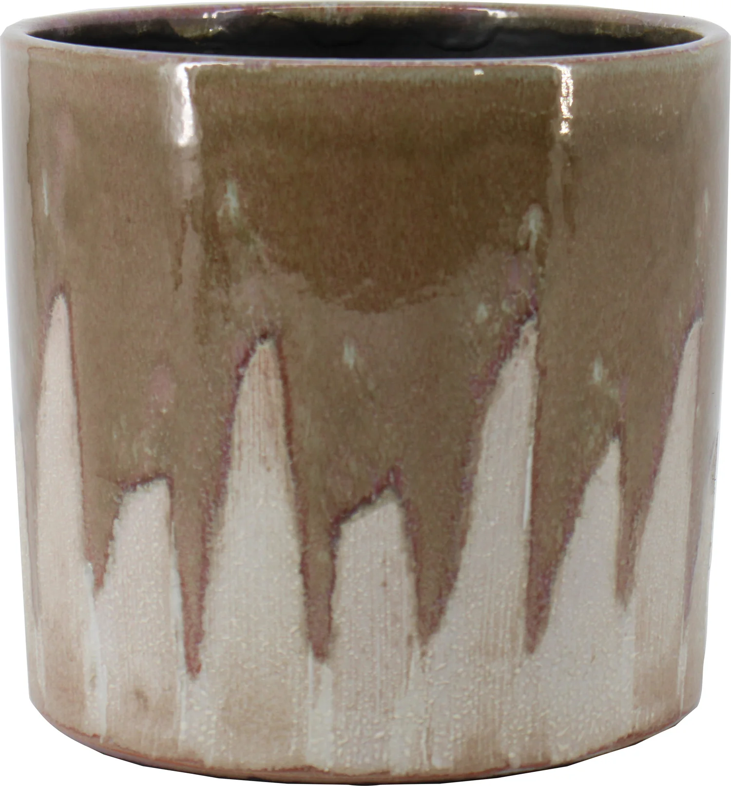 Bela Arte bloempot Porches bruin D 24 H 24 cm