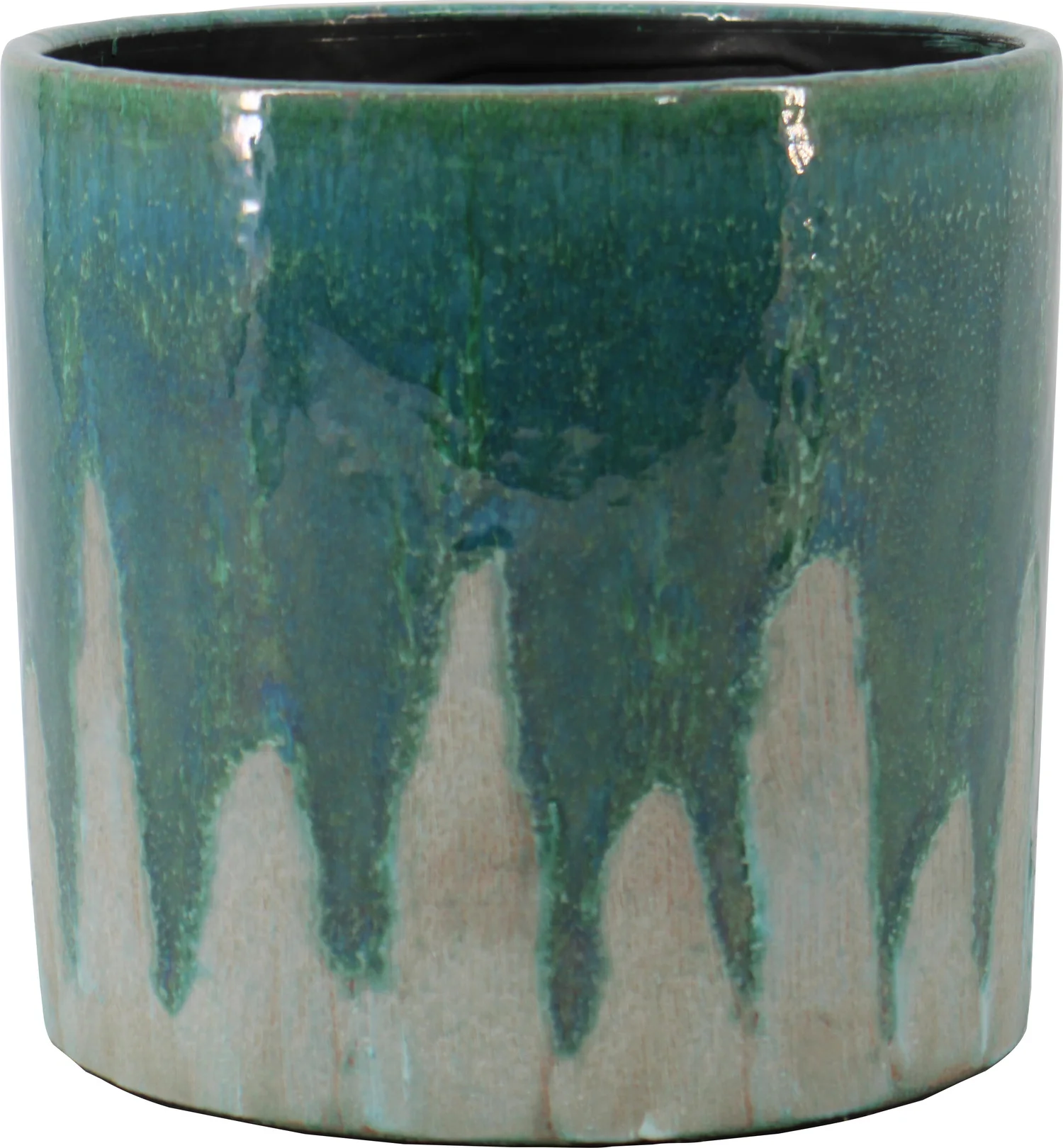 Bela Arte bloempot Porches groen D 24 H 24 cm