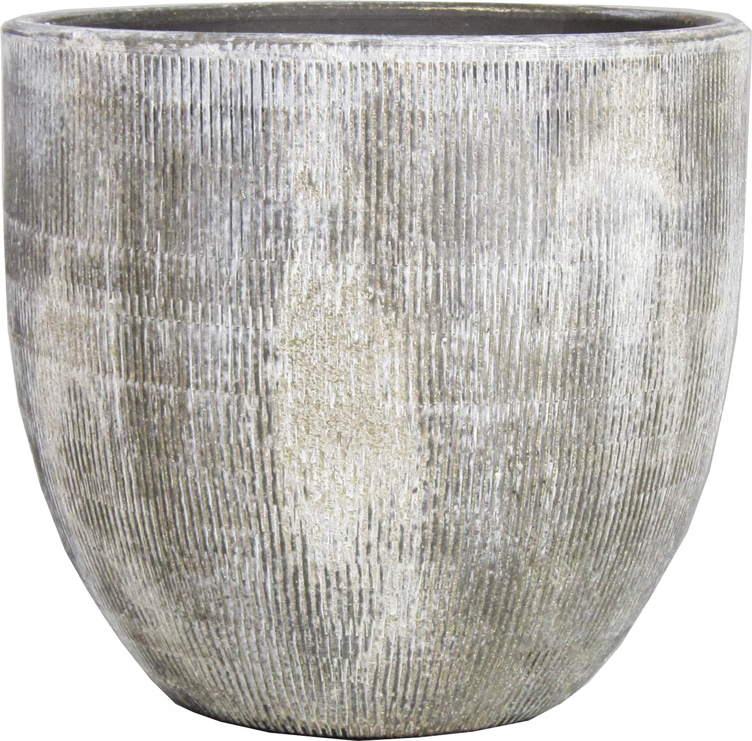 Bela Arte bloempot Kiran groen / grijs D 39 H 36 cm