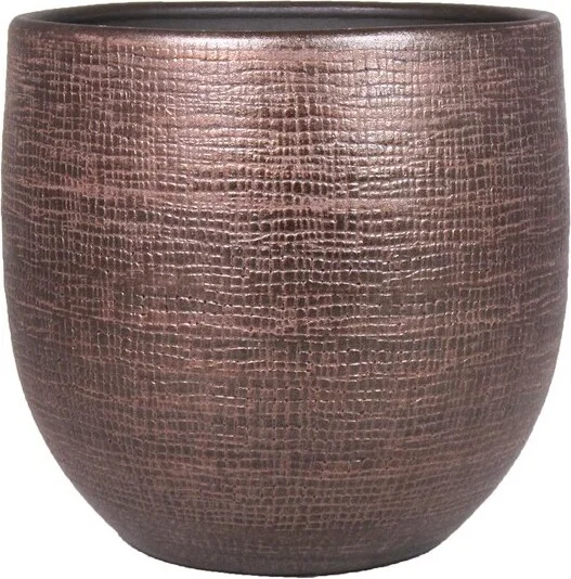 Bela Arte bloempot Mira koper D 29 H 27 cm