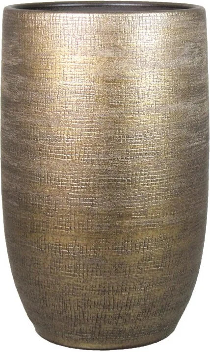 Bela Arte bloempot Mira goud D 26 H 40 cm