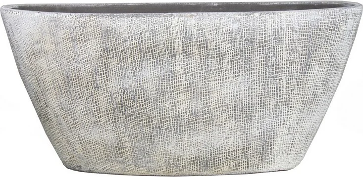 Bela Arte bloempot Mira grijs 73 x 17 x 36 cm
