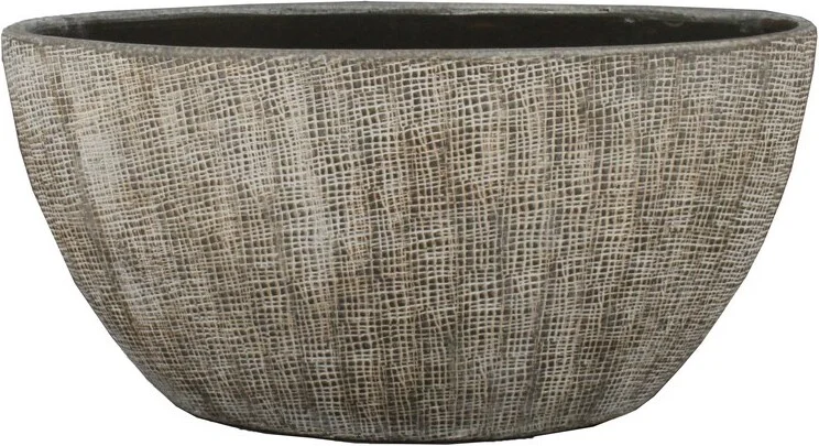 Bela Arte bloempot Mira grijs 49 x 20 x 25 cm