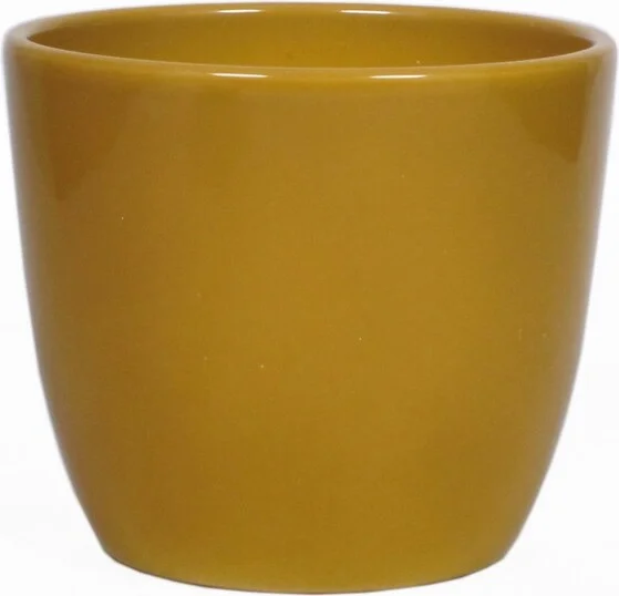 Bela Arte bloempot Boule geel D 7,5 H 6 cm