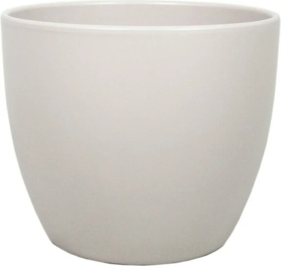 Bela Arte bloempot Boule D 7,5 H 6 cm mat taupe