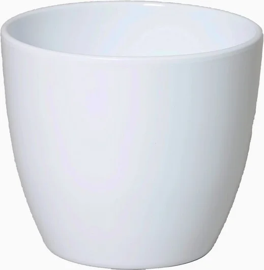 Bela Arte bloempot Boule D 7,5 H 6 cm wit