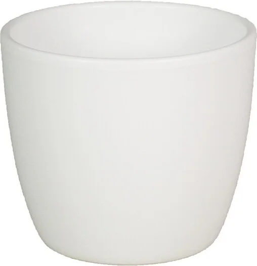 Bela Arte bloempot Boule D 7,5 H 6 cm mat wit