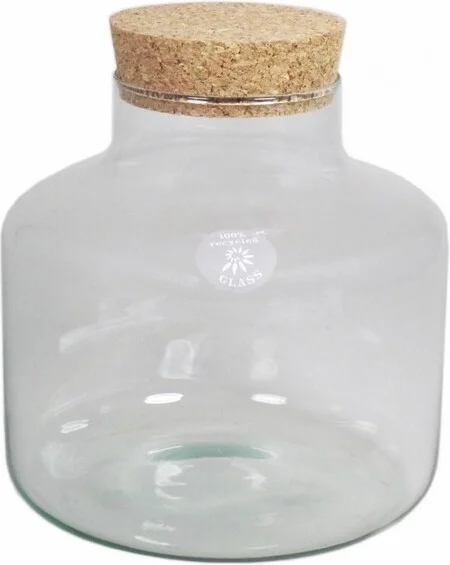 Bela Arte vaas Melkbus transparant D 21 H 21,5 cm
