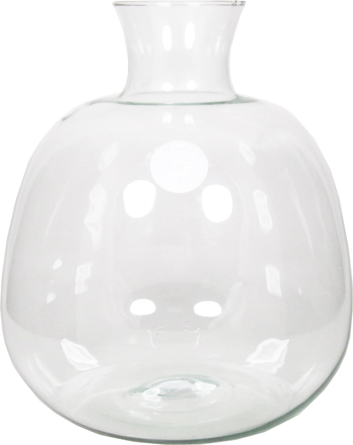 Bela Arte vaas Grietje transparant D 24 H 28,5 cm