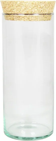 Bela Arte vaas transparant D 8,5 H 20 cm