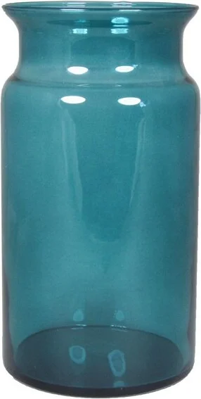 Bela Arte vaas Melkbus blauw / groen D 16 H 29 cm