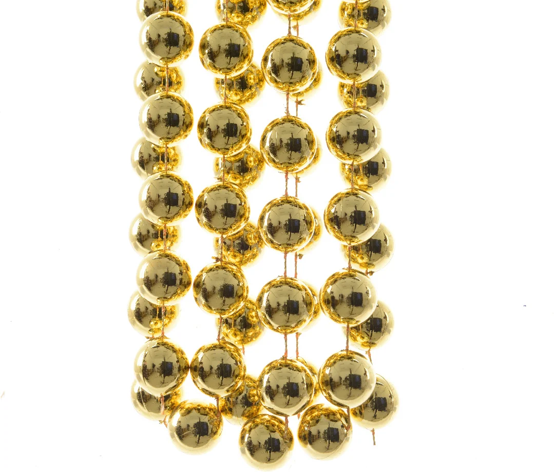 Decoris kralenketting Charlie goud 2,70 m