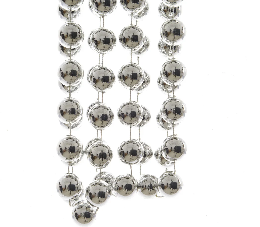 Decoris kralenketting zilver 2,7 m