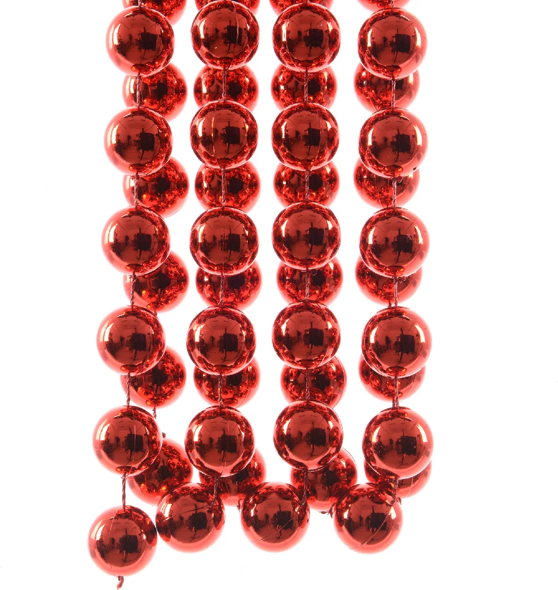 Decoris kralenketting Charlie rood 2,70 m