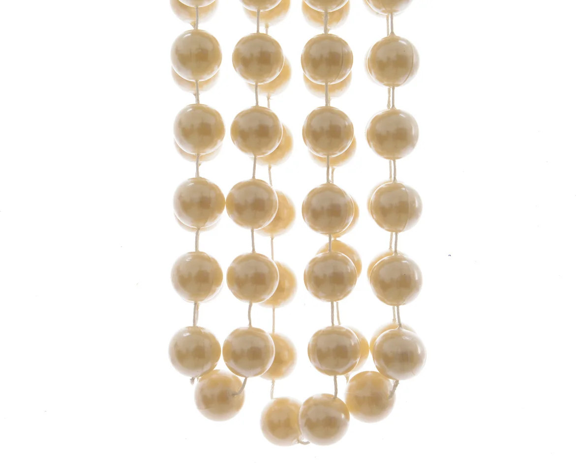 Decoris kralenketting wit 2,7 m