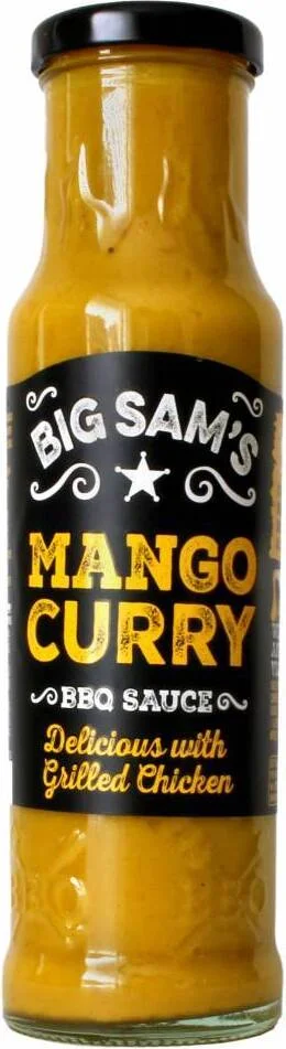 Big Sam's barbecuesaus Mango Curry 250 ml