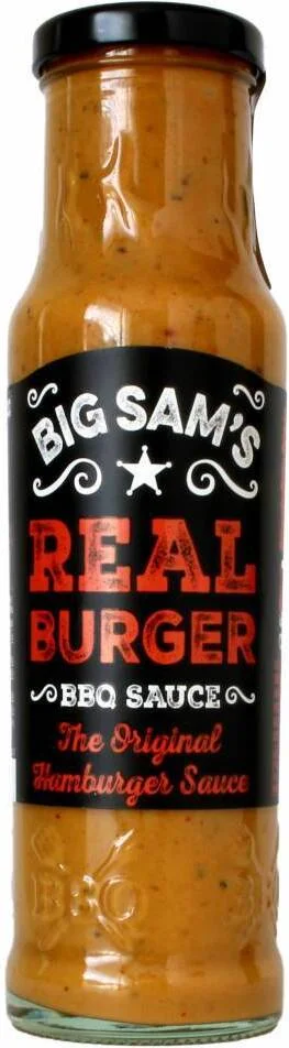 Big Sam's barbecuesaus Real Burger 250 ml