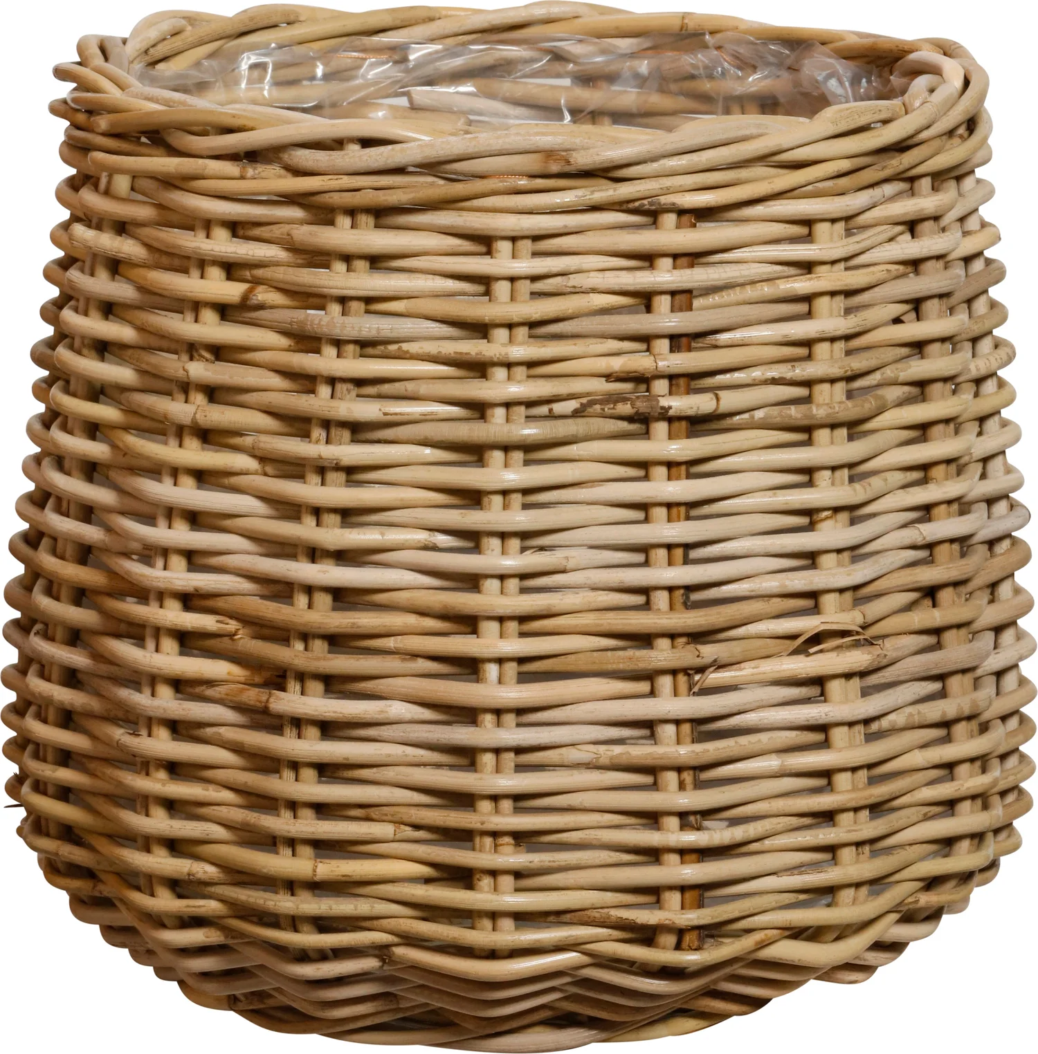 Bloempot rattan naturel D 40 H 40 cm