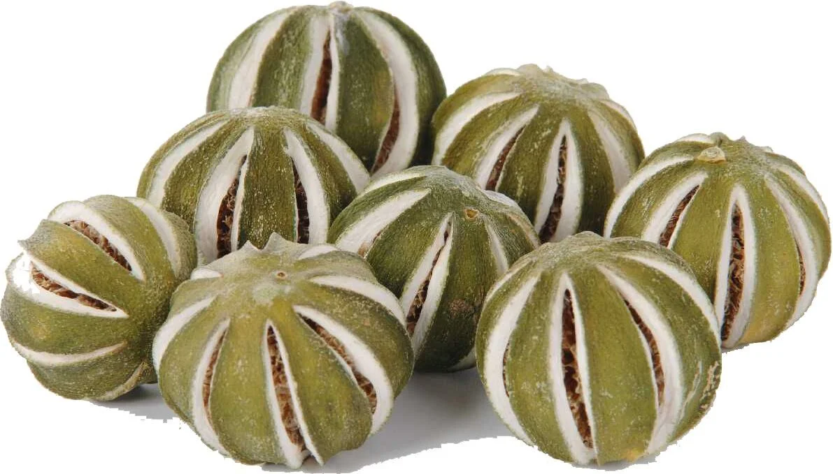Decoratie sinaasappels gedroogd groen 250 g