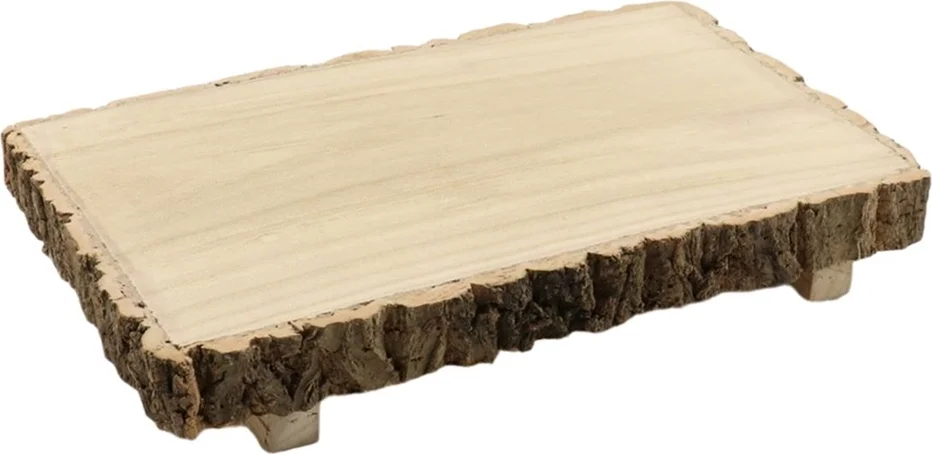 Decoratieschaal naturel 45 x 34 x 40 cm