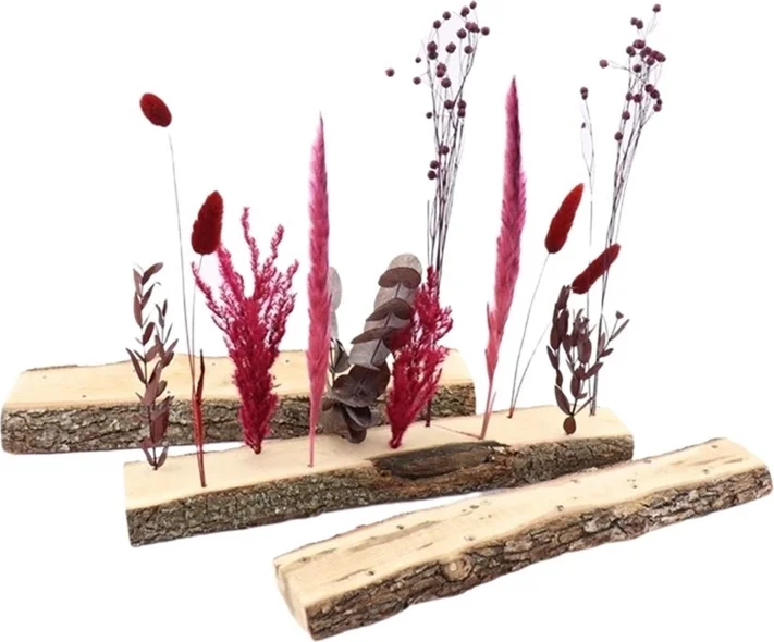 Boomstam plateau naturel 40 x 7 x 3 cm
